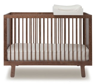 Sparrow Crib Walnut - Oeuf NYC